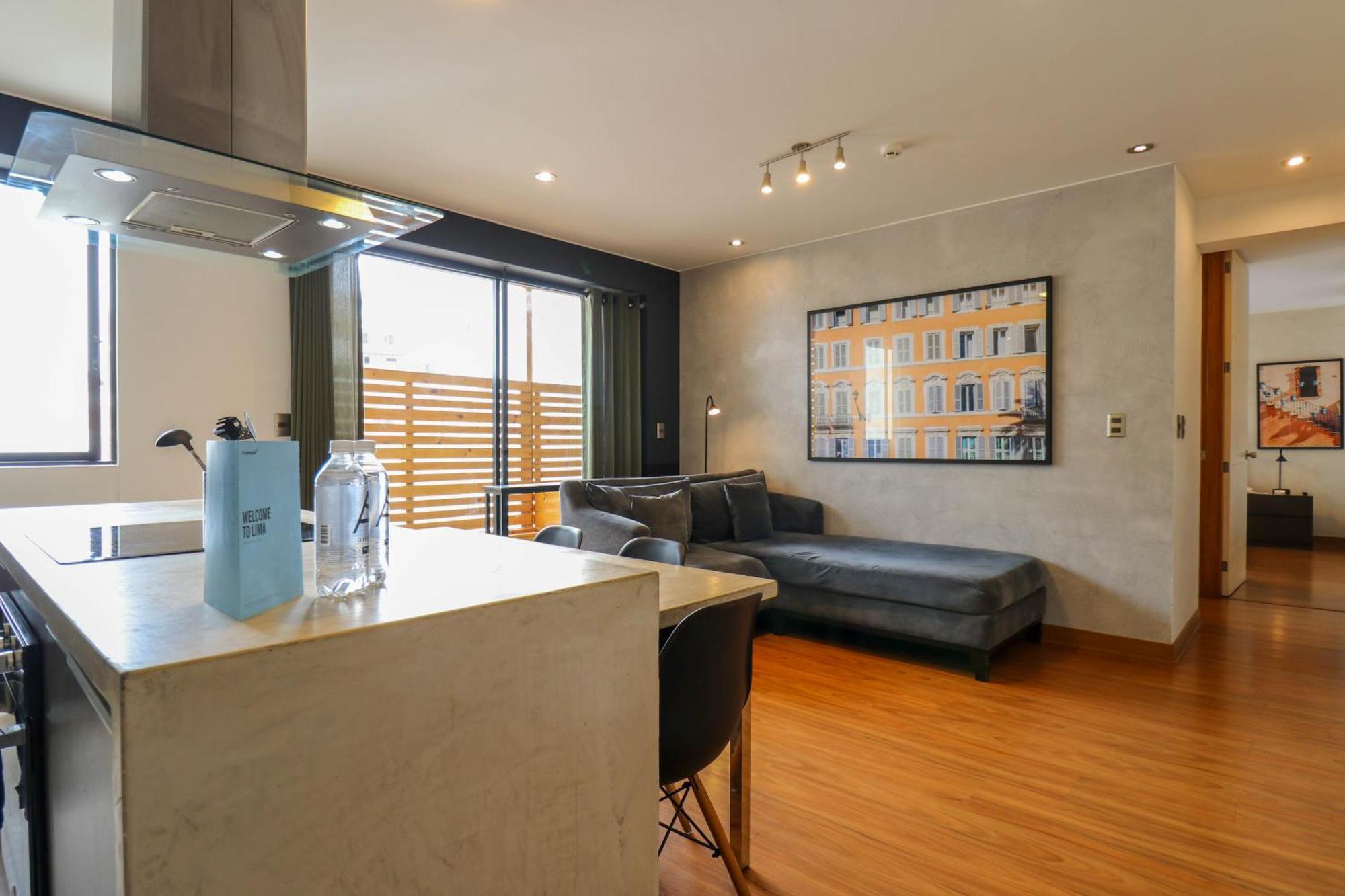 Апартаменты Astonishing 2Br At Malecon Лима Экстерьер фото